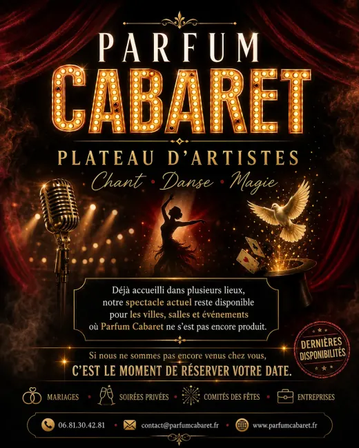 Affiche Parfum Cabaret